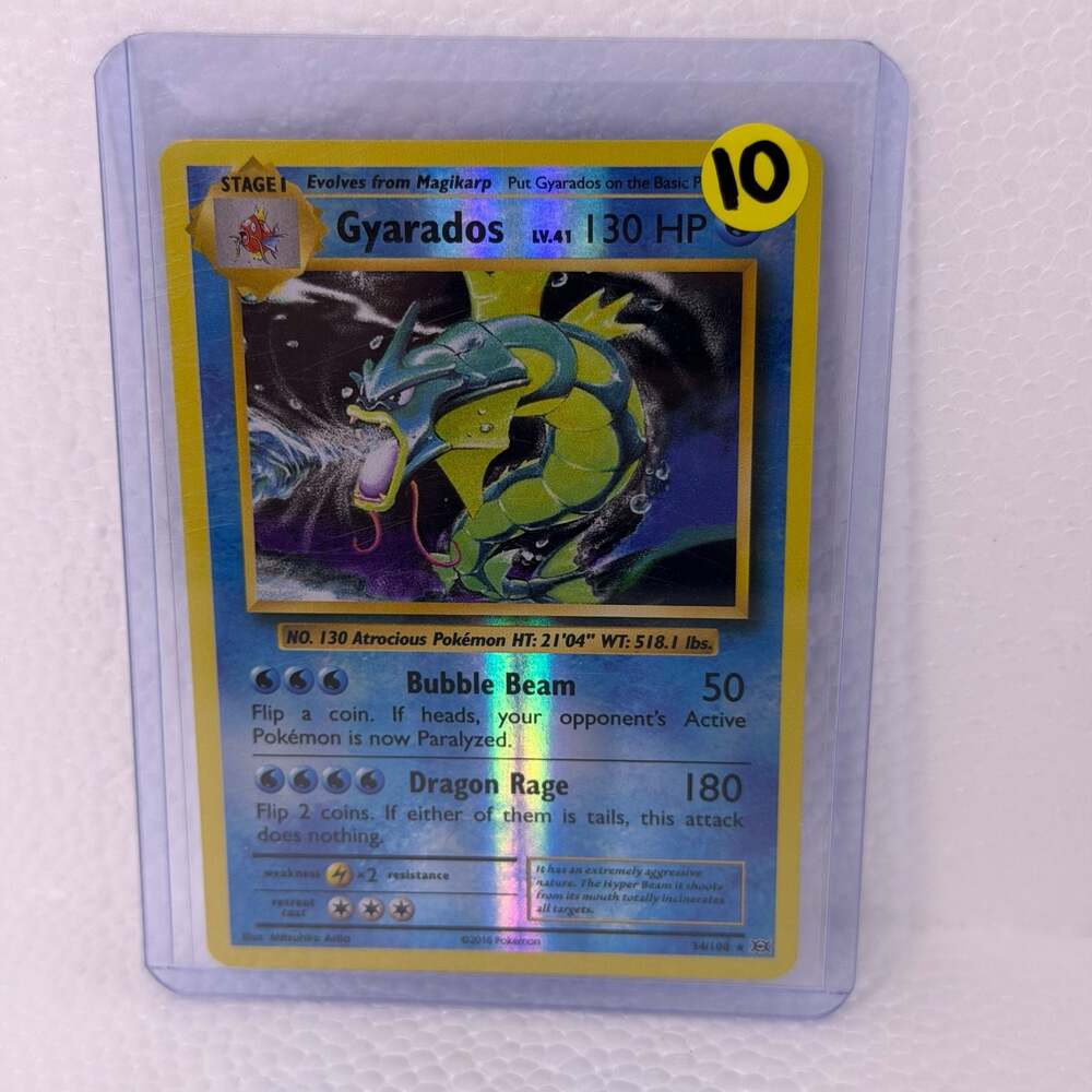 2016 Pokémon TCG Gyarados XY Evolutions #34/108 Holo Rare Card